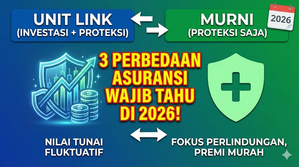 3 Perbedaan Asuransi Unit Link dan Asuransi Murni yang Wajib Anda Tahu di 2026