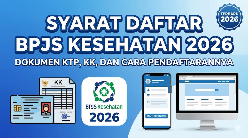 Syarat Daftar BPJS Kesehatan 2026: Dokumen KTP, KK, dan Cara Pendaftarannya