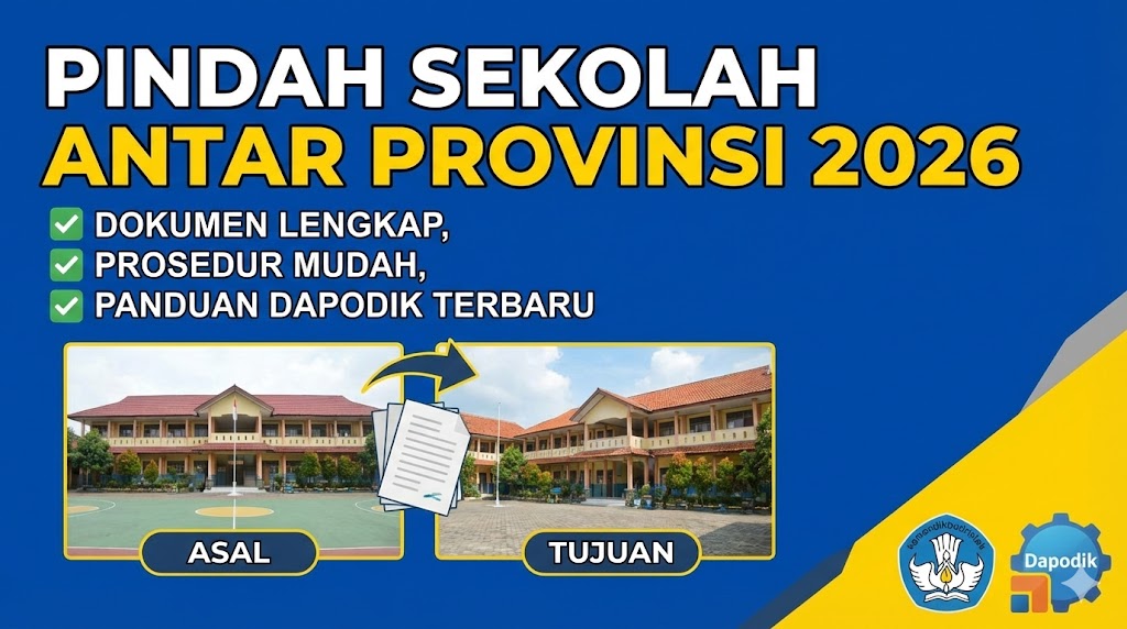 Syarat Pindah Sekolah Antar Provinsi 2026: Dokumen, Prosedur, dan Panduan Dapodik